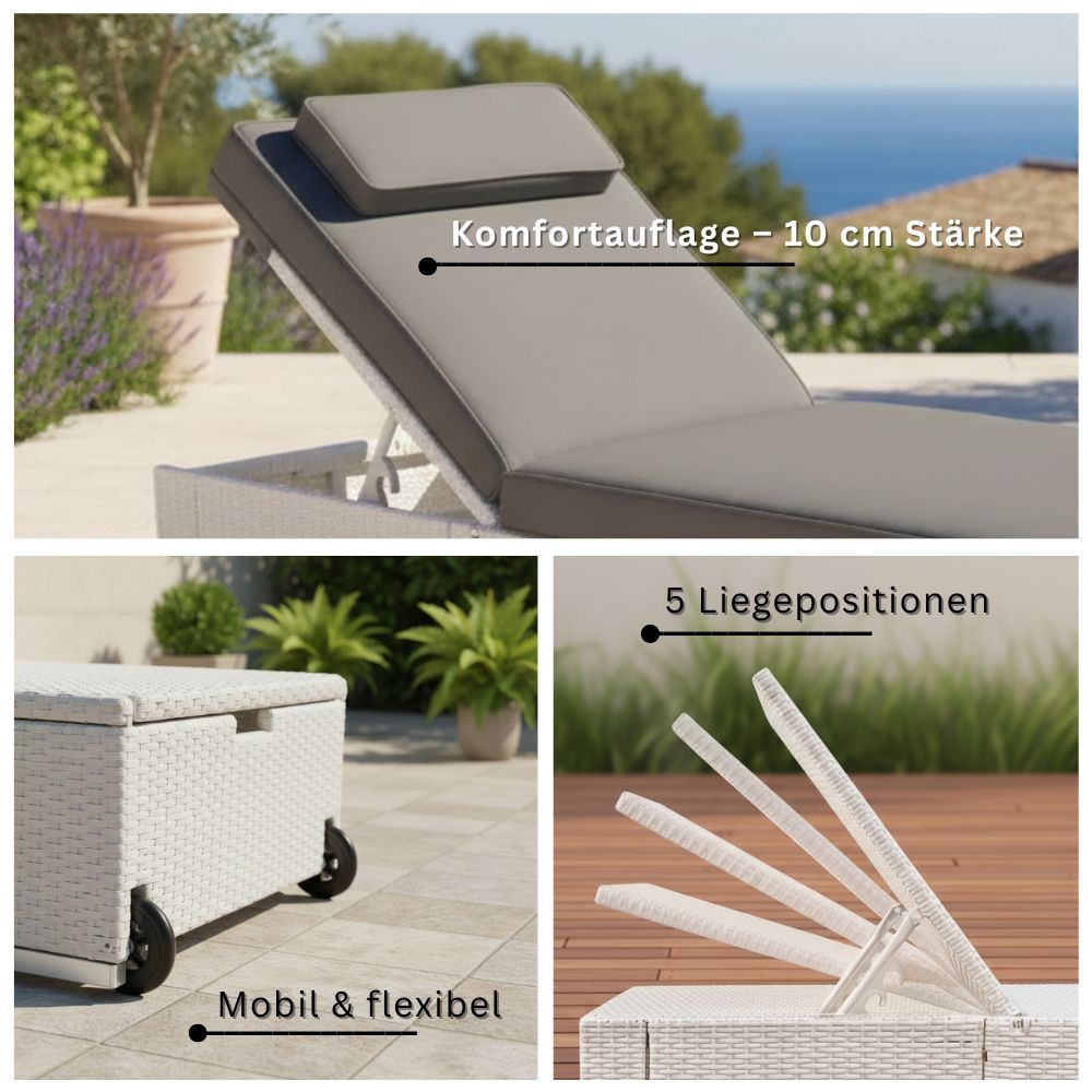 Chaise longue Palermo