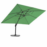 Grüner Ampelschirm Gastro Sonnenschirm 3x4m inkl. Windsicherung+Schutzhülle1