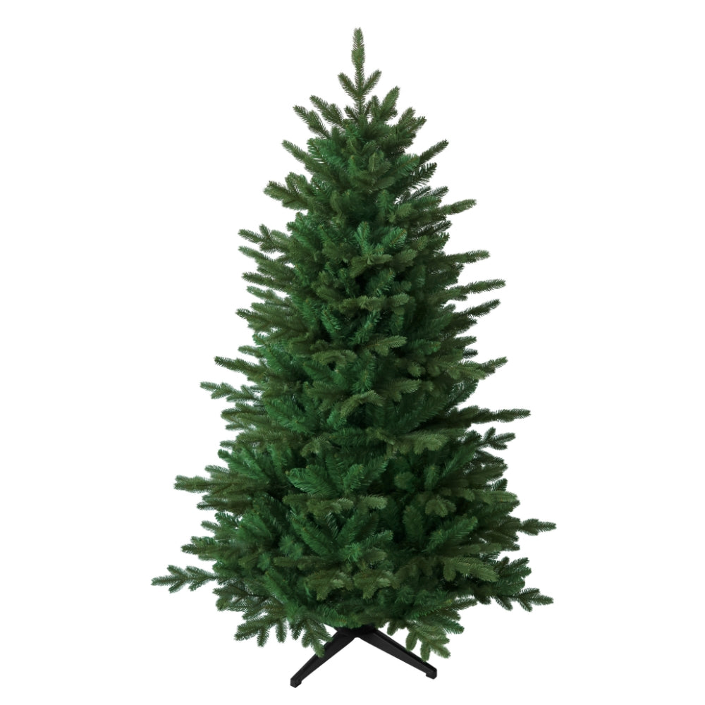Künstlicher Weihnachtsbaum HXT 23005 mit PE-PVC-Nadelmix, 180 cm hoch, in natürlicher grüner Tannenoptik