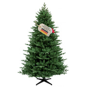 Künstlicher Weihnachtsbaum HXT 23005 mit PE-PVC-Nadelmix, 210 cm hoch, in natürlicher grüner Tannenoptik mit Siegel