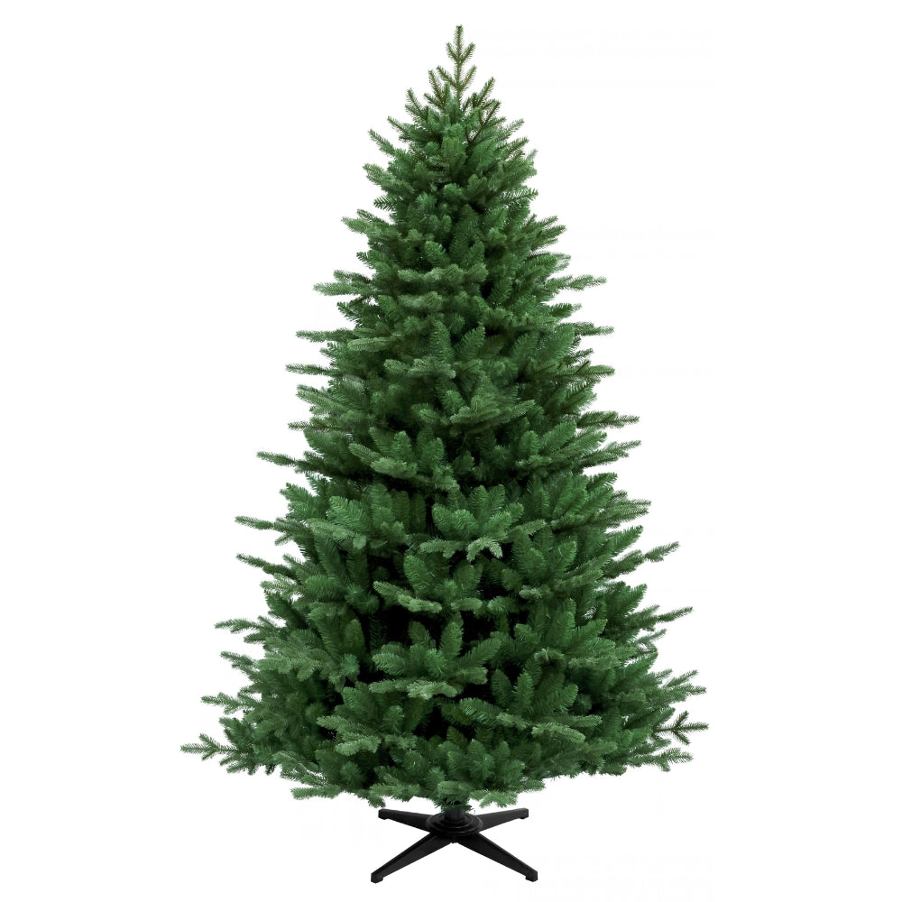 Künstlicher Weihnachtsbaum HXT 23005 mit PE-PVC-Nadelmix, 210 cm hoch, in natürlicher grüner Tannenoptik