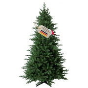 Künstlicher Weihnachtsbaum HXT 23005 mit PE-PVC-Nadelmix, 240 cm hoch, in natürlicher grüner Tannenoptik mit Siegel