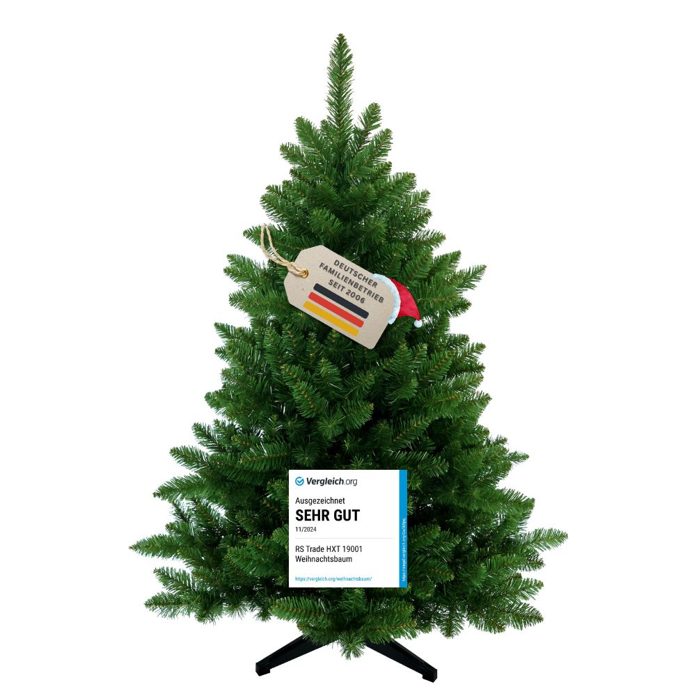 Künstlicher Weihnachtsbaum Spessarttanne 19001 in natürlicher grüner Tannenoptik 120 cm mit Testsiegel sehr gut