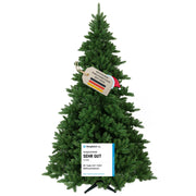 Künstlicher Weihnachtsbaum Spessarttanne 19001 in natürlicher grüner Tannenoptik 270 cm mit Testsiegel sehr gut